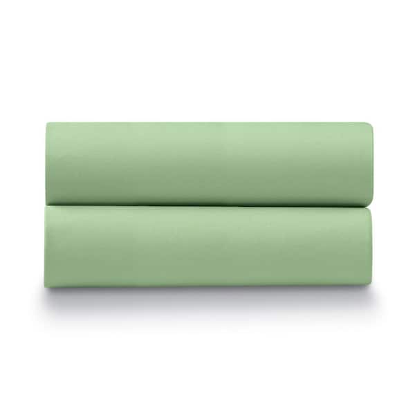 ELLA JAYNE 500TC Cotton Sateen King/California King Olive Pillow Case Pair