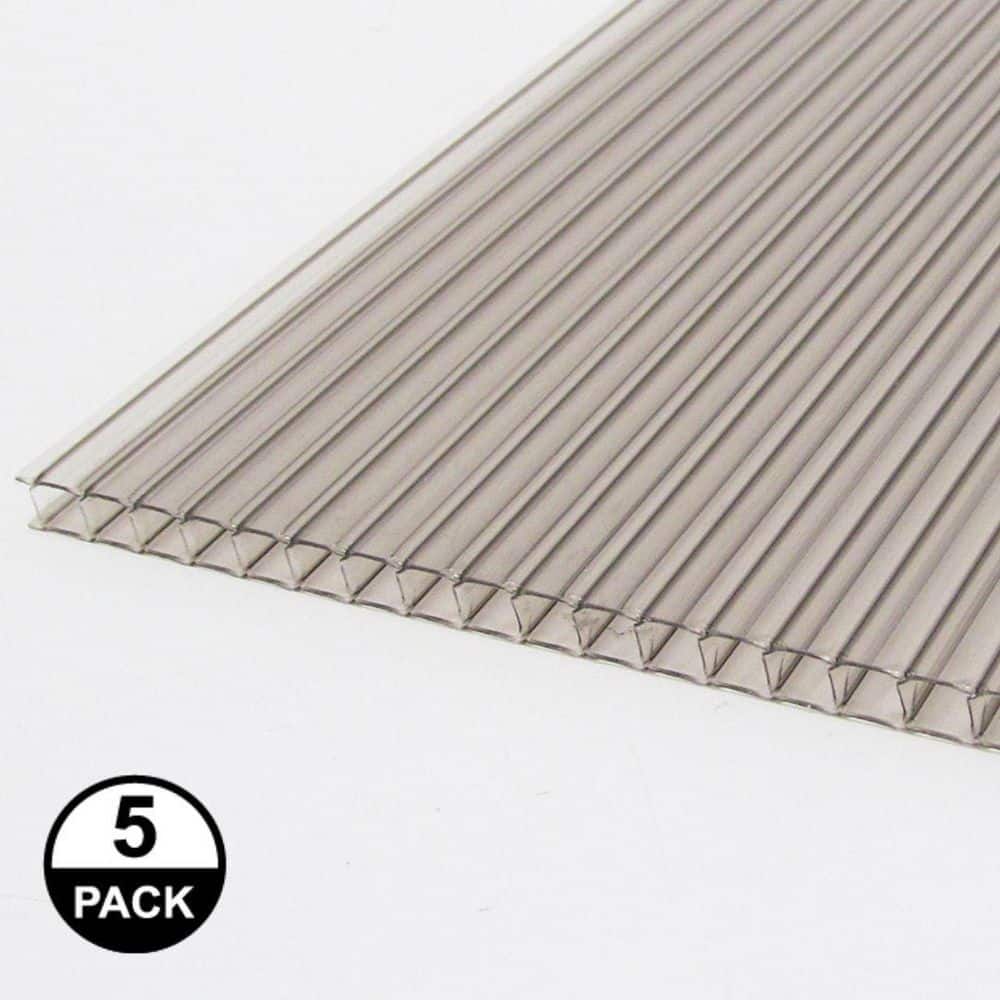 Lexan 1 in. Fastener for 6mm Thermoclear Multiwall Sheet, Metallics