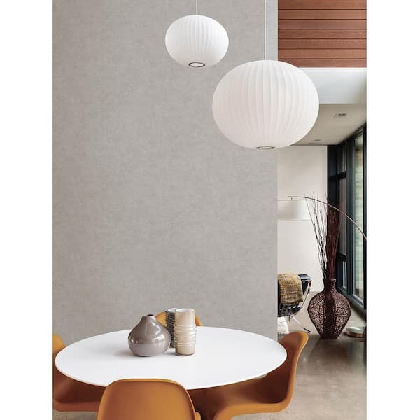 Ryu Light Grey Cement Texture Non-Pasted Vinyl Wallpaper