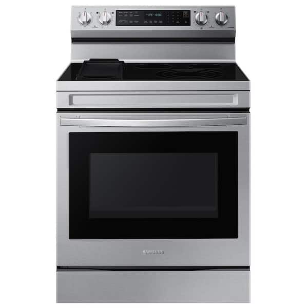 Samsung Smart Freestanding ENERGY STAR Certified Electric Range 6.3 cu. ft. in Stainless Steel with Air Fry and Griddle