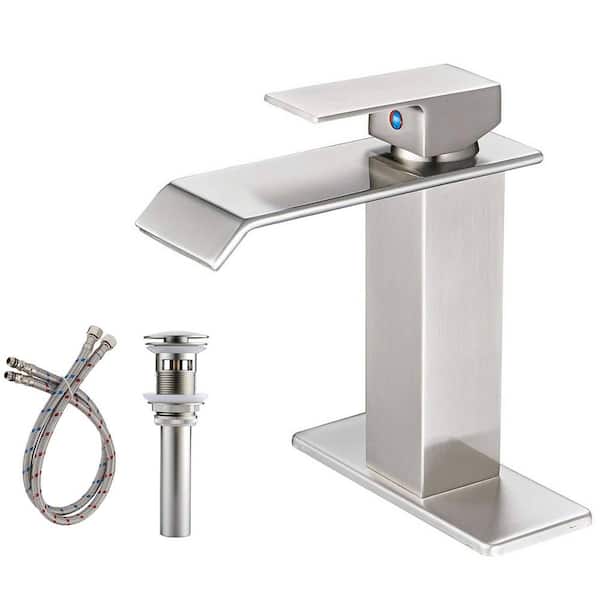 Unbranded Single Handle 10-Spray Shower Faucet 1.8 GPM with Pressure Balance Brass Rain Shower System with Valve in Brushed Nickel