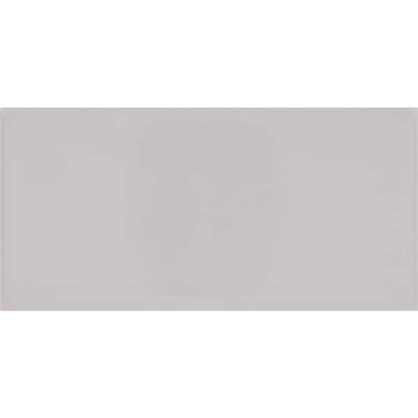 Daltile Vitruvian Light Grey Glossy 3 in. x 6 in. Glazed Ceramic Wall Tile (10.12 sq. ft./Case)