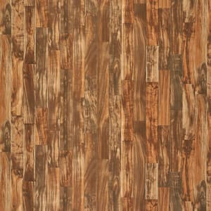 Pro Basic Redwood Acacia Wood 10 MIL x 12 ft. W x Cut to Length Waterproof Vinyl Sheet Flooring