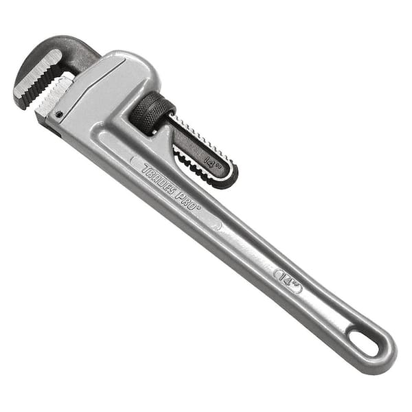 TradesPro 14 in. Aluminum Pipe Wrench
