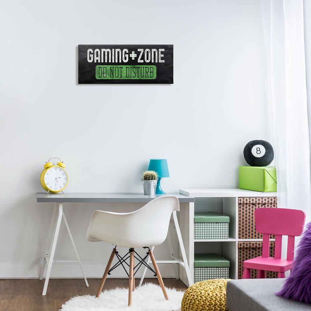 Do Not Disturb Gaming Zone by CAD Designs Unframed Typography Graphic Art Print 10 in. x 24 in. price history on PriceWatchPro