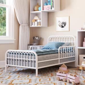 Monarch Hill Ivy White Metal Toddler Crib Bed