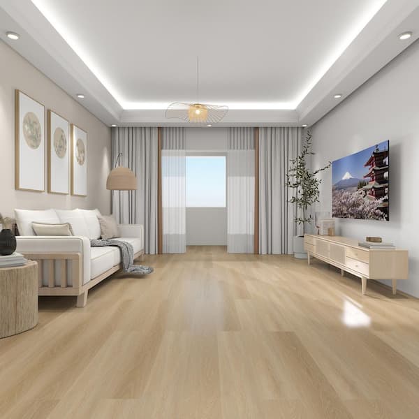 Woodland Oak 22 MIL x 9 in. W x 60 in L. Click Lock Waterproof Luxury Vinyl Plank Flooring (18.75 sq. ft/case)