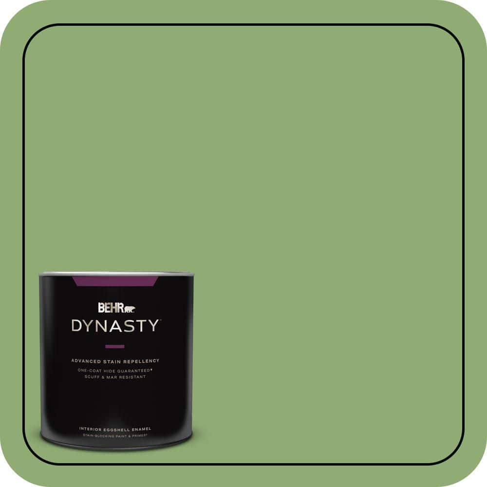 1 qt. #430D-5 Geranium Leaf Eggshell Enamel Interior Stain-Blocking Paint & Primer price history on PriceWatchPro