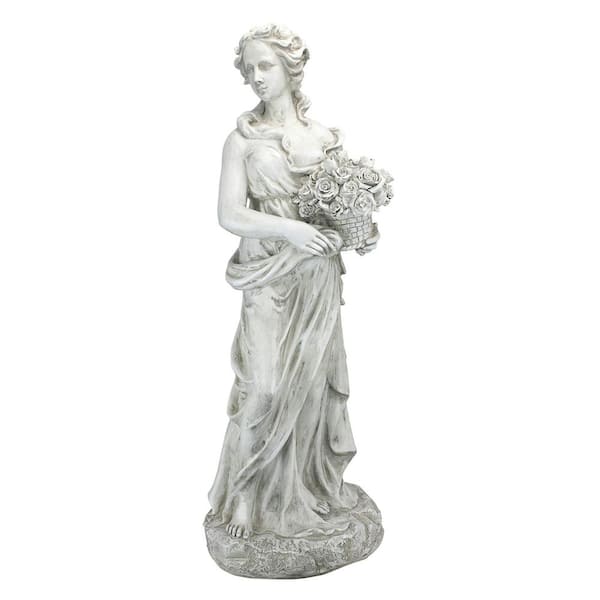 Design Toscano 33 in. H Goddess of The 4 Seasons Spring Garden Statue