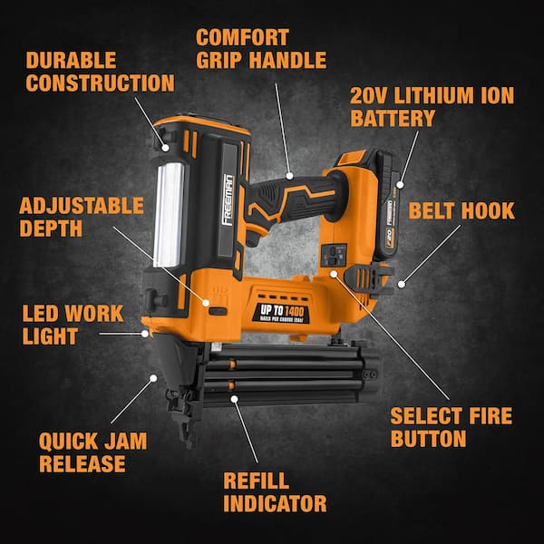 Freeman cordless nail deals gun