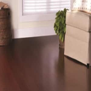 Strand Woven Mahogany 1/2 in. T x 5-1/8 in. W x 72 in. L Solid Bamboo Flooring (23.3 sqft/case)