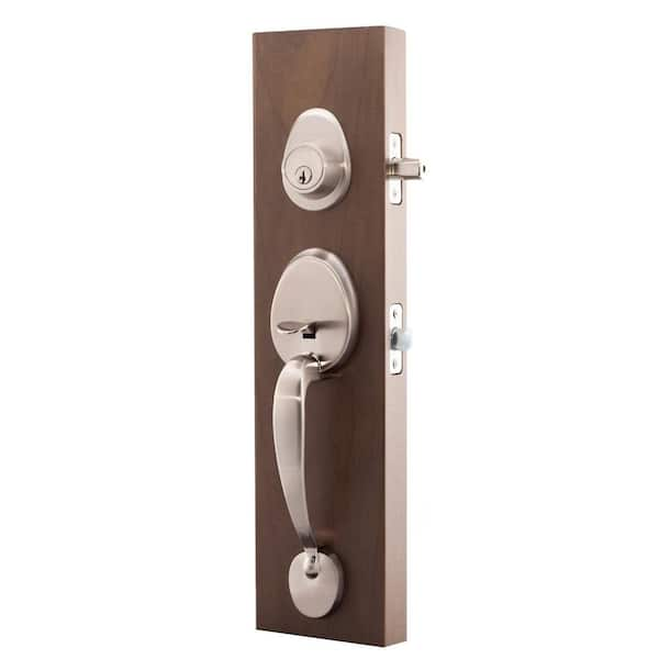 Copper Creek Mid Century Modern Satin Stainless Door Handleset