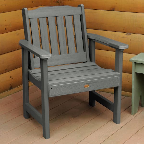 Highwood Lehigh Coastal Teak Recycled Plastic Outdoor Garden Chair