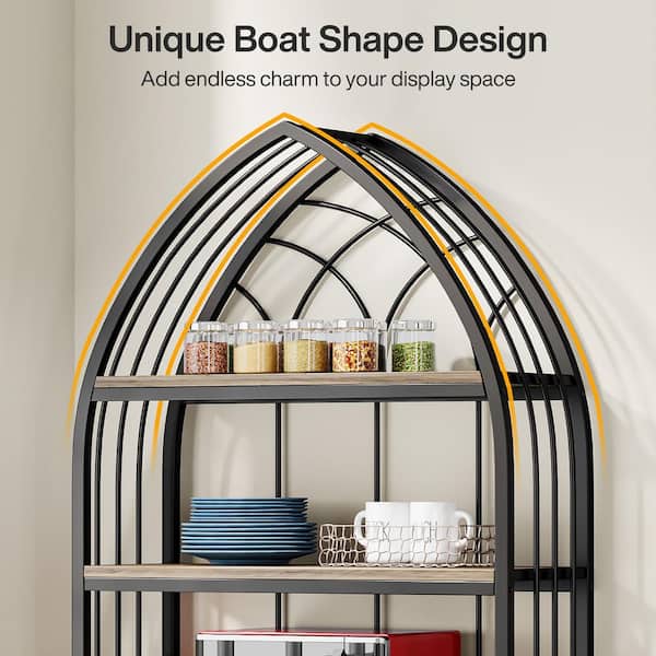 billboard book shelf 　ミッドグレー Signature Design by Ashley Starmore H633-70 Bookcase - American