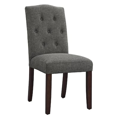 Bethany Gray Parsons Upholstered Tufted Dining Chair