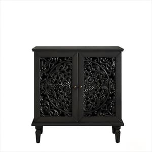Black 40 in. H Metal Garage Tool Storage Cabinet Steel Storage