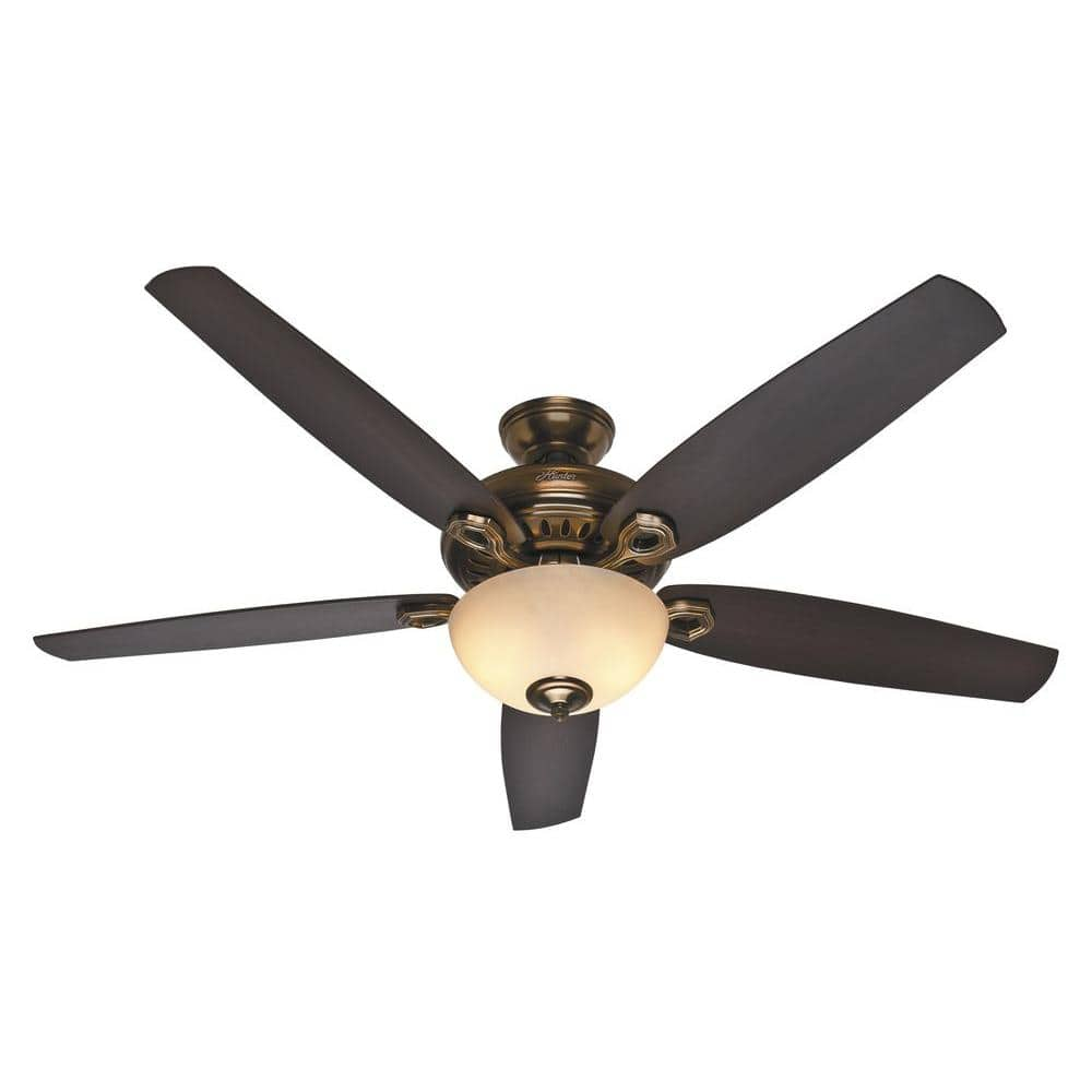 Reviews For Hunter Valerian 60 In Indoor Bronze Patina Ceiling Fan With Light 54061 The Home Depot