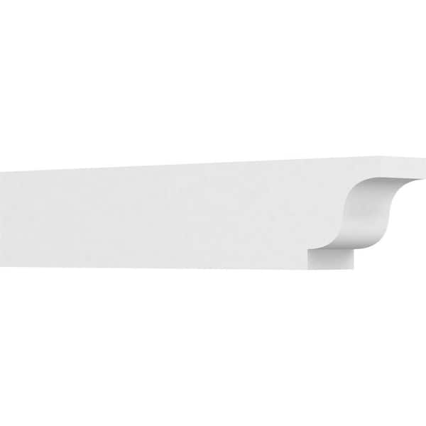 Ekena Millwork 4 in. x 6 in. x 30 in. Standard Newport Architectural Grade PVC Rafter Tail Brace