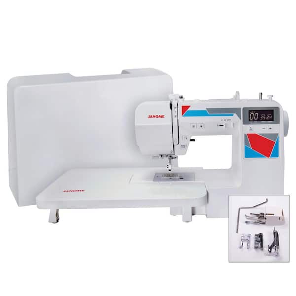 Janome JW8100 100-Stitch Sewing Machine with Bonus Accessories 001JW8100 -  The Home Depot