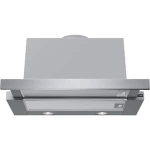 500 Series 24 in. Under Cabinet Convertible Range Hood with LED Lights in Stainless Steel