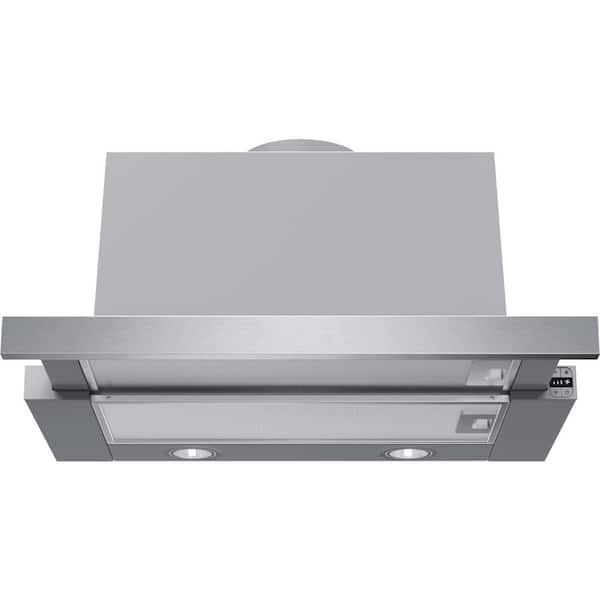 Bosch 500 Series 24 in. Under Cabinet Convertible Range Hood with LED Lights in Stainless Steel