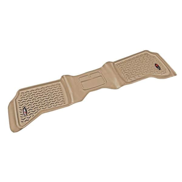 Rugged Ridge Floor Liner Rear 1-Piece Tan 2002-2013 Ram 1500/2500/3500 Quad Cab