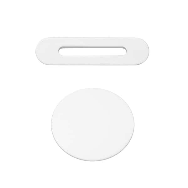 1.18 in. x 2.75 in. x 2.75 in. Tub Trim Kit in White