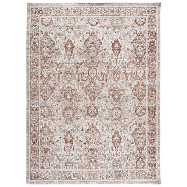 Kendal 9ft. x 13 ft. Ivory/Rust Beige Persian Area Rug
