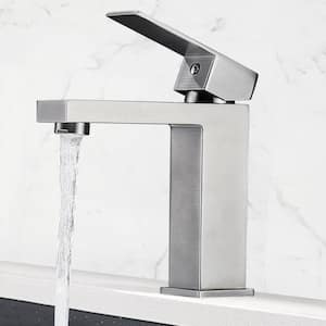 New Bath Basin Faucet Single Handle Single Only Cold Water Facuet Tap SUS 304 