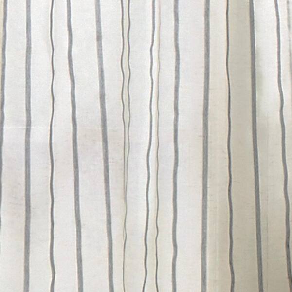 MARTHA STEWART Laguna Stripe Grey 56 in. W x 36 in. L Tier and Valance  Curtain Set 1Z20180YGY - The Home Depot