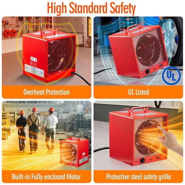 Dr Infrared Heater Industrial 240-Volt 5600-Watt Electric Portable