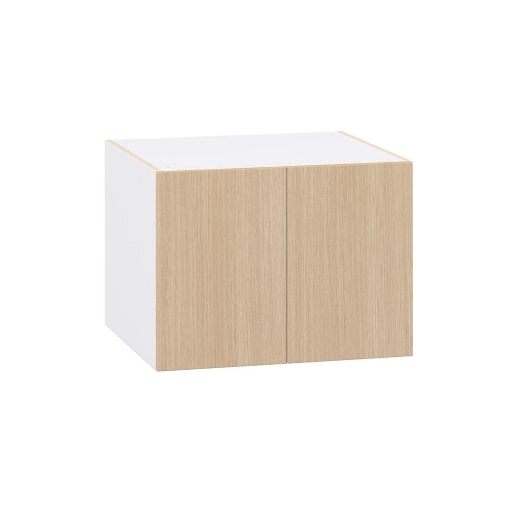 Timberline 27 in. W x 24.5 in. D x 20 in. H Assembled Shaker Wall Bridge Kitchen Cabinet in Mojavi Oak price history on PriceWatchPro