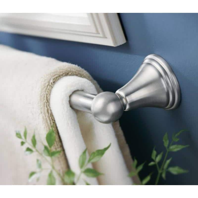 Moen Brushed Nickel 18-Inch Wall Mounted Towel Bar