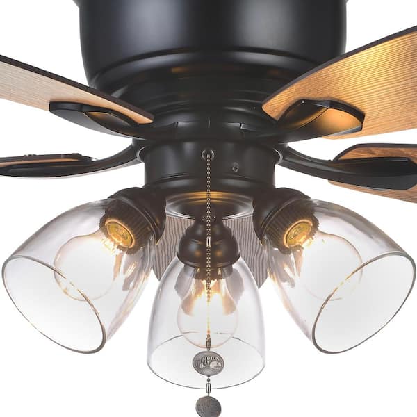 Matte Black Hugger Ceiling Fan