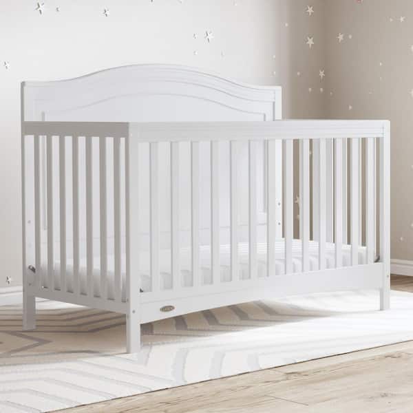 Paris White 4-in-1 Convertible Crib