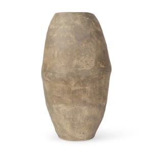 Randal Large Gray Paper Mache Vase