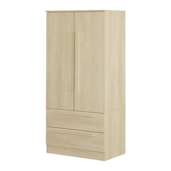 Haven Bleached Oak 33 in. Cabinet