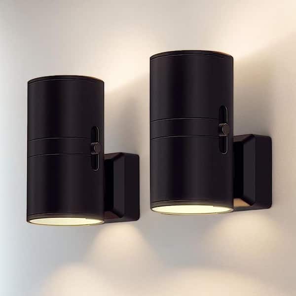 Dimmable Night Lights Plug into Wall, 3000K Soft White, Adjustable Brightness, Auto On/Off, 2-Pack for Bedroom, Hallway