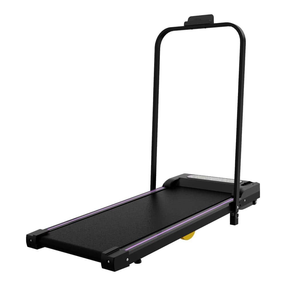 Sudzendf Black 2 in 1 Portable Treadmill Under Desk Walking Pad with Handle Remote Control - The Home Depot