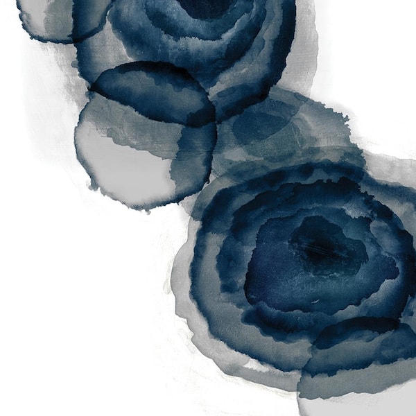 GIANT ART 84 in. x 84 in. "Blotted Ink I" by Tom Reeves Canvas Wall Art