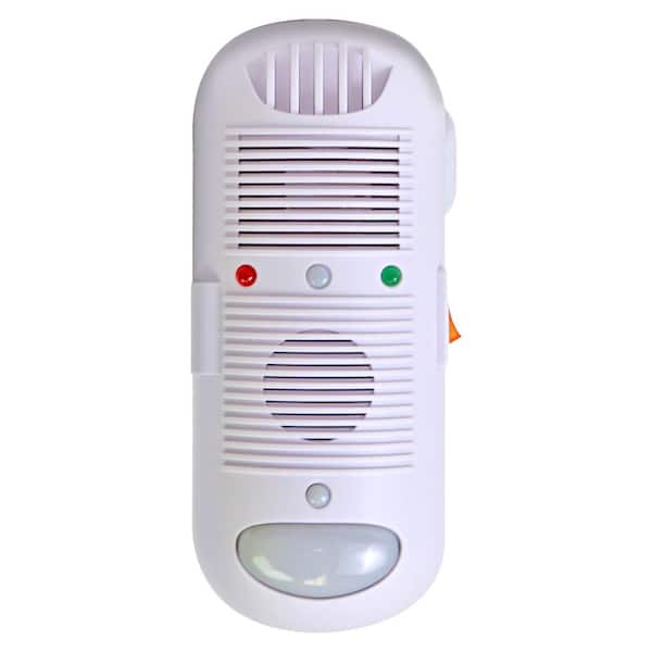 PESTCONTRO 5-in-1 Ultrasonic Electromagnetic Rodent Repeller and Ionizer with Sensor Night Light