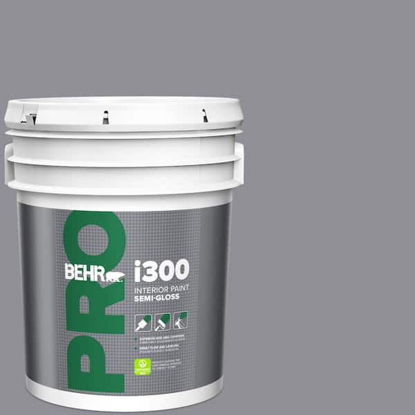 BEHR PRO 5 gal. #ECC-23-2 Heather Field Semi-Gloss Interior Paint