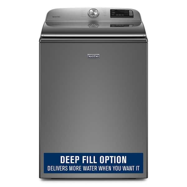 4.7 cu. ft. Smart Capable Metallic Slate Top Load Washing Machine with Extra Power and Deep Fill Option