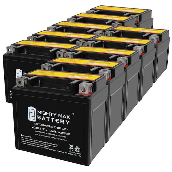 MIGHTY MAX BATTERY YTZ7S 12V 6AH Replacement Battery compatible with Honda CB600F Hornet 02 - 2 Pack