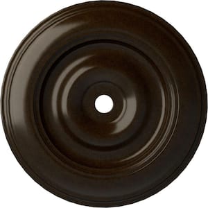 4 in. x 44-1/2 in. x 44-1/2 in. Polyurethane Classic Ceiling Medallion, Bronze