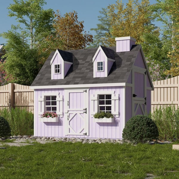 Little Cottage Co. 6 ft. x 8 ft. Cape Cod Outdoor Wood Playhouse