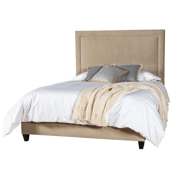 Leffler Home River Portsmouth Stone Queen Upholstered Bed