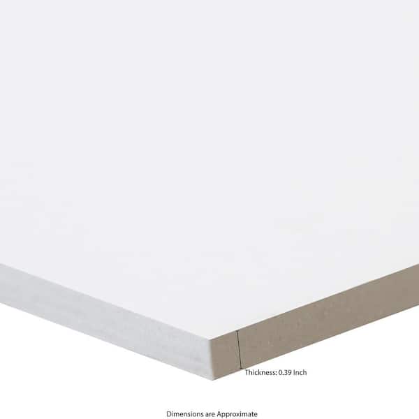 MSI Adella White 18 in. x 18 in. Matte Porcelain Floor and Wall