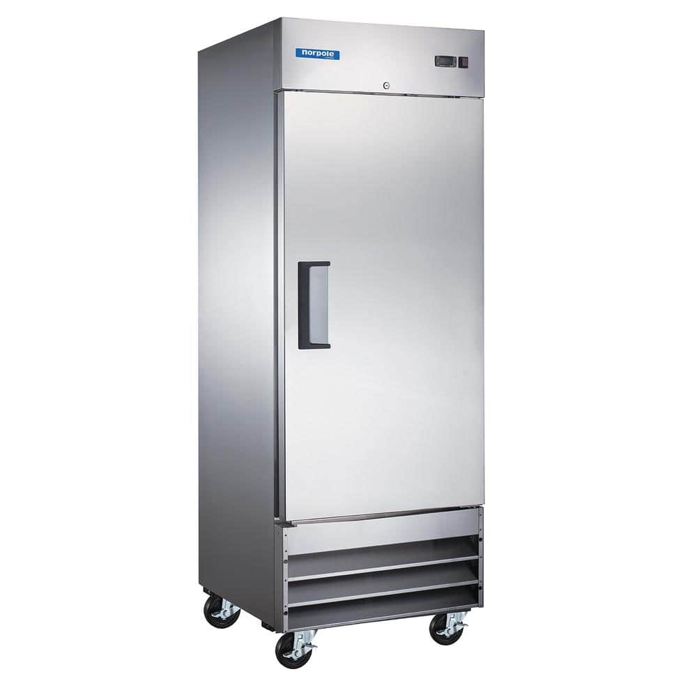 Norpole 29 in. 19 cu. ft. Single Door Commercial Reach-In