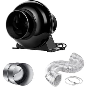 iPower 6 in. 300 CFM Ventilation Booster Fan with Grounded Power for HVAC  in Grow Tent, Basements, Bathrooms GLFANBOSTEREXP6 - The Home Depot